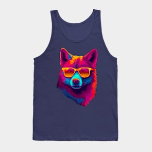 Dog in sunglasses Tank Top